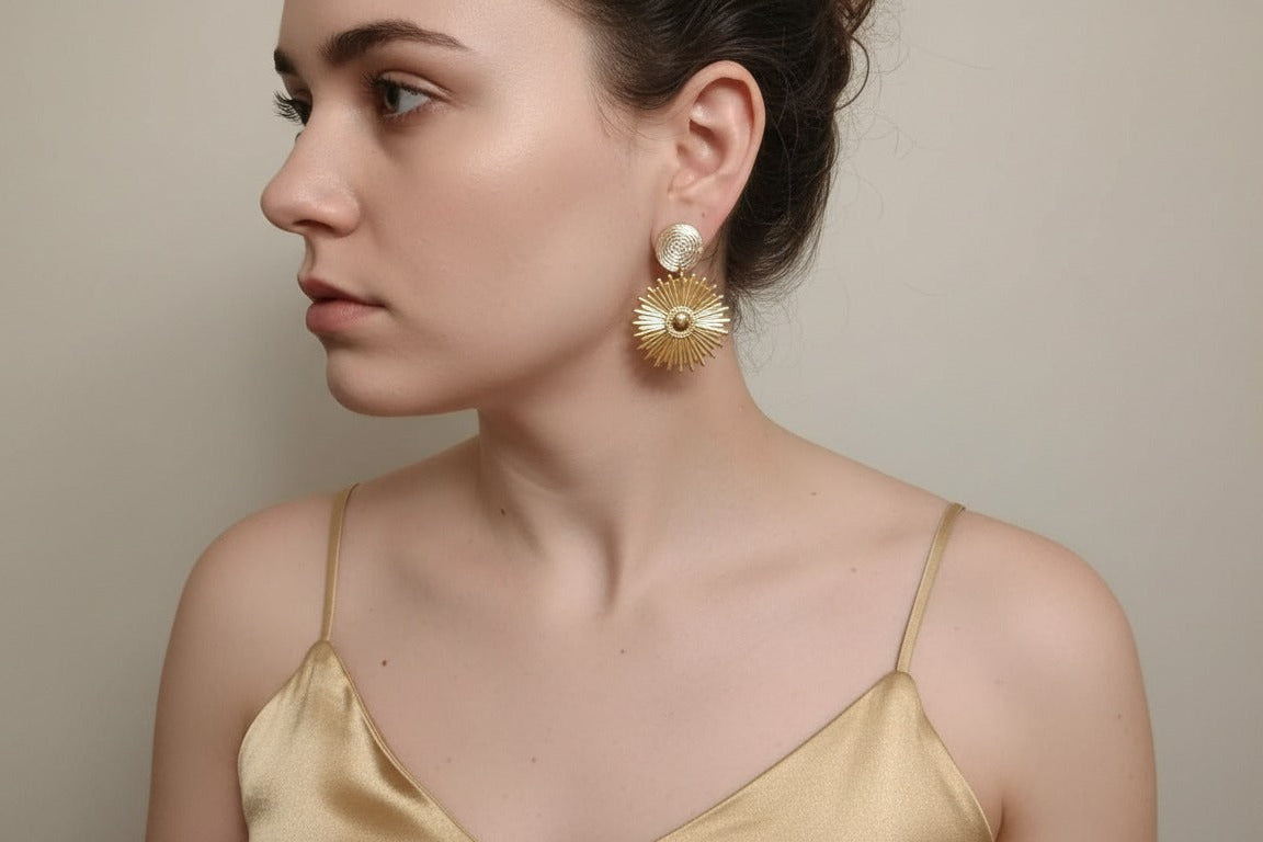 Aretes Sol Radiante