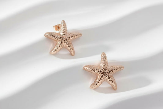 Aretes Estrella Marina Texturizada