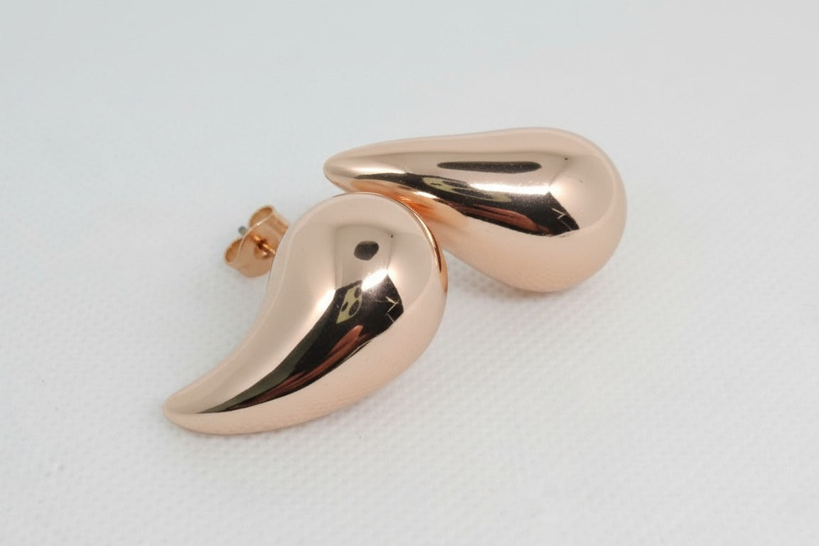 Aretes Gota Esculpida