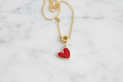 Dije Corazón Pop Rojo