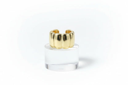 Ear Cuff Acolchado Dorado